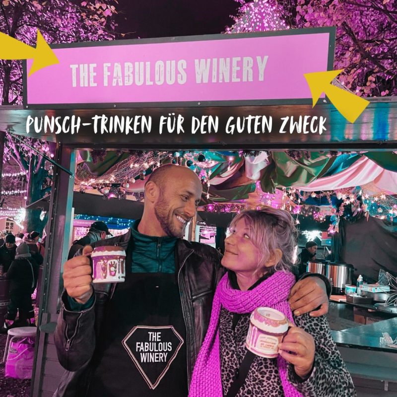Punsch trinken für den guten Zweck